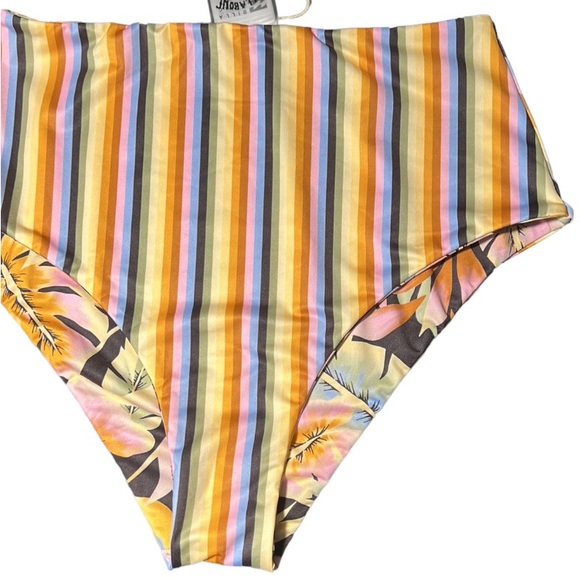 Billabong Reversible  Retro High Waisted Bottom - Picture 12 of 15